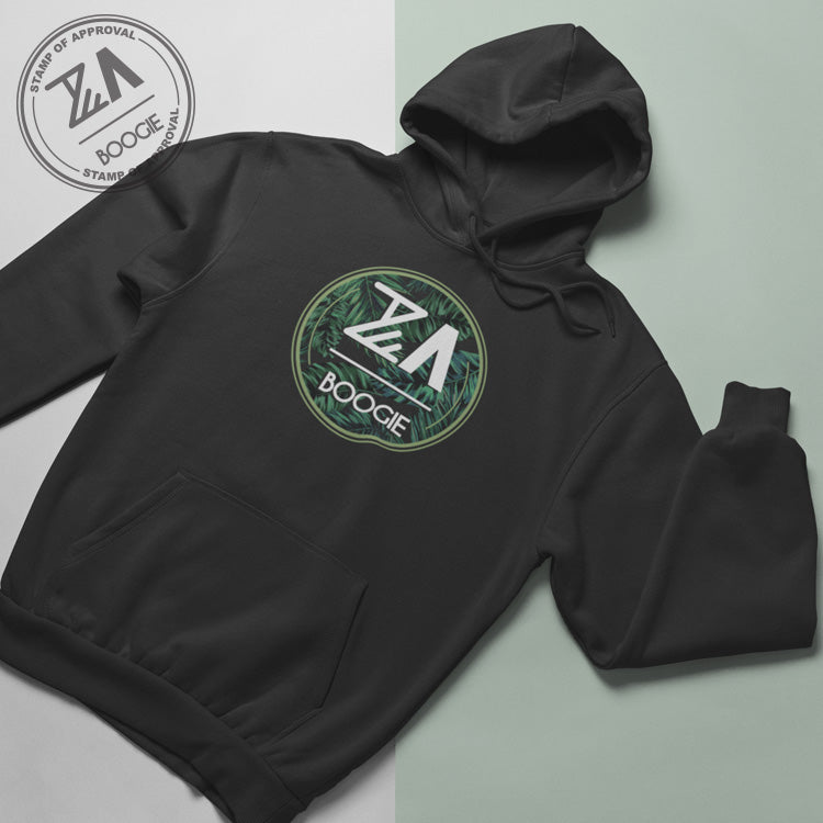 ZA Boogie Black Palm Hoodie