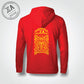 Red Tribal Hoodie