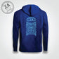 Blue Tribal Hoodie