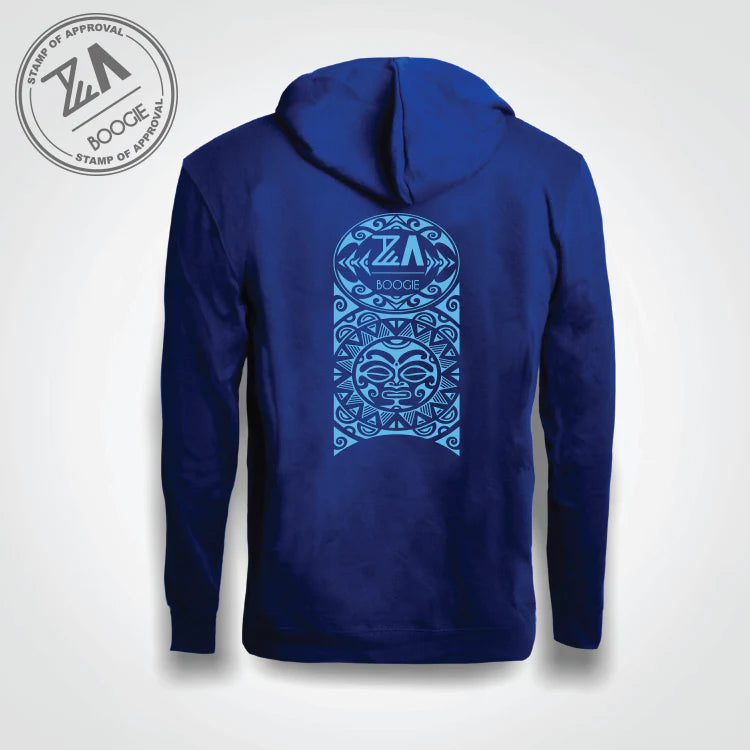Blue Tribal Hoodie