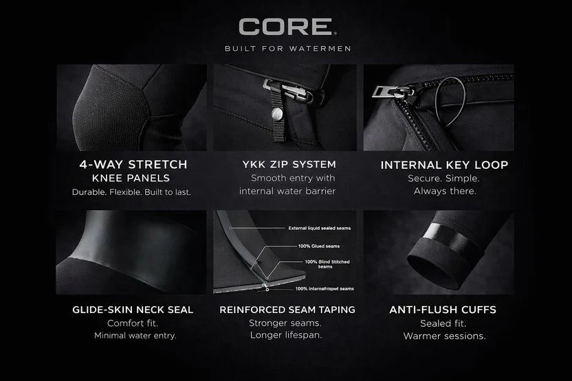 Core Wetsuits Heat Core 4/3 Men's Wetsuit