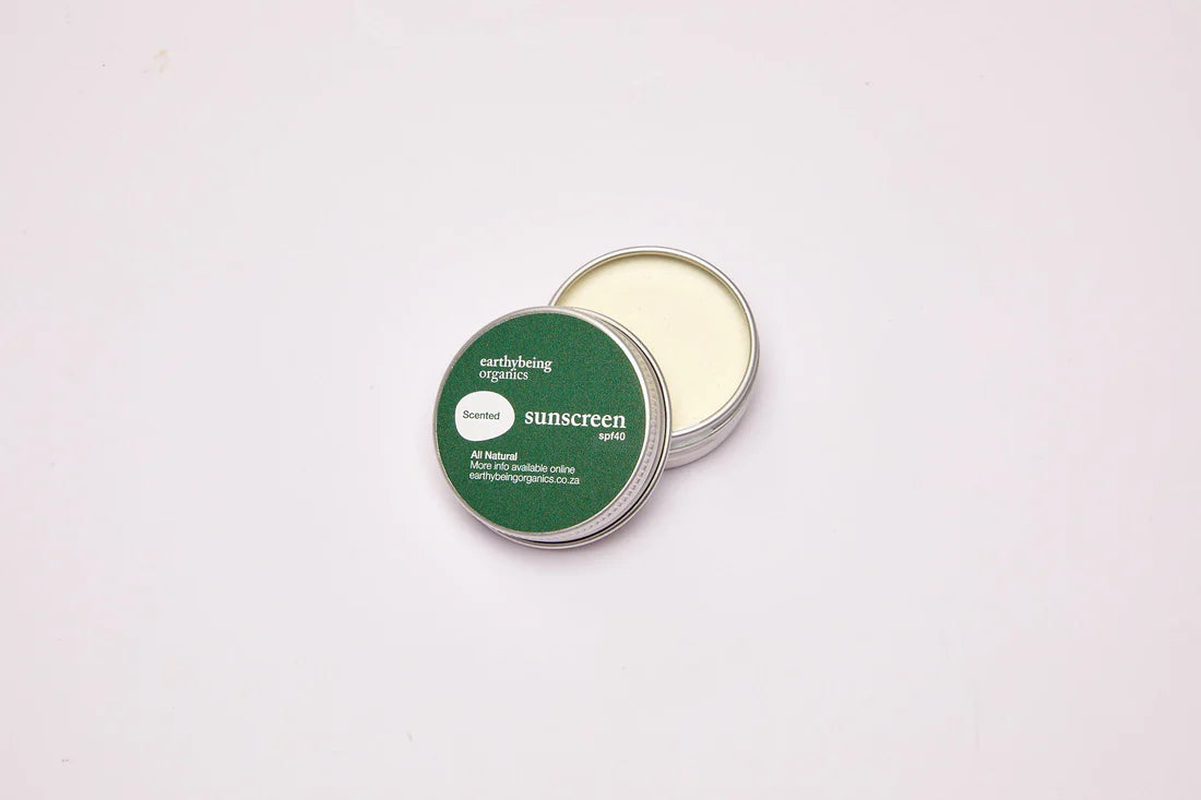 EARTHY BEING ORGANICS All Natural SPF 40 Scented sunscreen