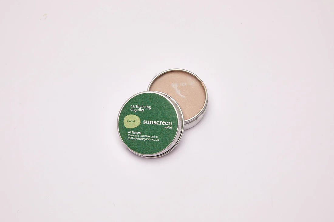 EARTHY BEING ORGANICS All Natural SPF 40 Tinted sunscreen